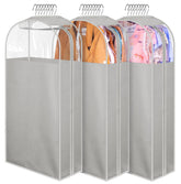 MISSLO 10-inch gusseted garment bag with clear window keeps suits neatly organized