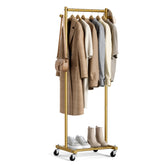 MISSLO 60-inch clothes rack demonstrates space-saving design for small rooms