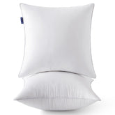 MIULEE 18x18 pillow inserts two-pack in packaging for easy storage