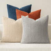MIULEE boho corduroy pillow cover texture close-up for sofa
