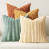 MIULEE boho farmhouse pillow cover with stripe design adds cozy texture to sofas