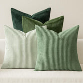 MIULEE boho farmhouse sage green 16x16 pillow cover enhances sofa decor