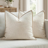 MIULEE euro sham 26x26 bed layering for hotel-style bedding.