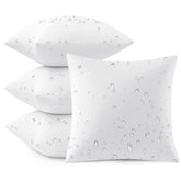 MIULEE outdoor pillow inserts 20x20 with waterproof coating for patio cushions.