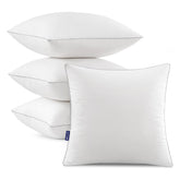 MIULEE 18x18 pillow insert front view shows plush cushion for sofa decor