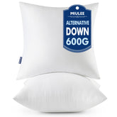 MIULEE pillow insert front view shows plush loft for couch decor