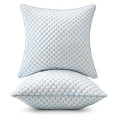 MIULEE pillow insert memory foam cooling cover for breathable support