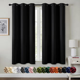 MIULEE two-panel blackout curtains block light for deeper sleep