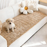 Mivnue Pet Couch Cover front view shows soft, durable fabric for comfy seating.