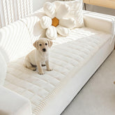 Mivnue pet couch cover top view protects sofa from fur and spills