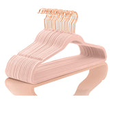 MIZGI Premium Velvet Hangers with non-slip velvet for wrinkle-free pants.
