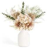 Mkono artificial flowers in ceramic vase centerpiece for stylish tables