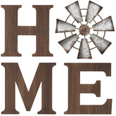 Mkono farmhouse wall decor letter H adds warm rustic charm to any room.