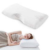 MLILY EGOHOME cervical neck pillow with memory foam core for tailored neck support.