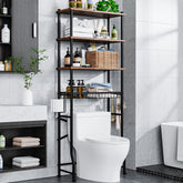 Mlinavn over-toilet shelf showing simple assembly and sturdy support