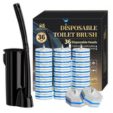 MNWHUC disposable toilet bowl brush with holder for mess-free bathroom cleaning.