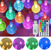 Mocalido 50ft color-changing globe lights for indoor ambient decor