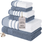 Modern Threads bath towel (30x54) ultra-absorbent for fast drying after showers.