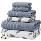 Modern Threads Natural Vine 6-piece towel set shown; plush, absorbent, and durable for daily use.