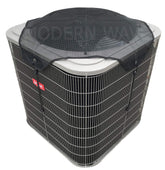 MODERN WAVE AC cover top view protects outdoor unit from leaves.