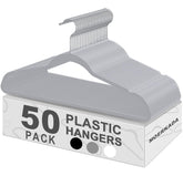 MOERKADA ultra-thin hangers save space with a 0.2-inch profile.