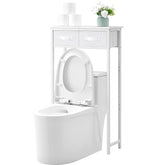 MOHOPE 2-Tier over the toilet storage front view shows compact design for small bathrooms