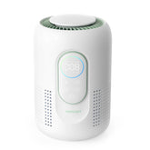 Momcozy Air Purifier in sleep mode creates a quiet nursery atmosphere.