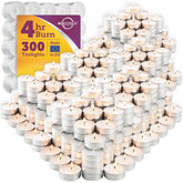 MontoPack unscented tea light bulk pack for elegant ambience at events