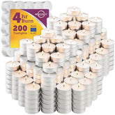 MontoPack unscented tea light candles in a 200-pack for elegant ambience.