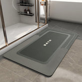 MontVoo bath mat non-slip design provides stable footing on wet bathroom floors.