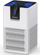 MOOKA M05 air purifier front view with quiet operation