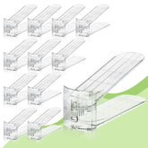 MOOKNAT clear shoe slot organizer assembly showing compact closet space optimization