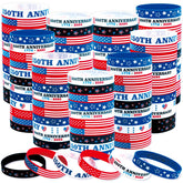 Moon Boat patriotic bracelet design flag stars stripes for Fourth of July celebrations