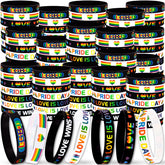 Moon Boat pride wristbands pack in vibrant rainbow hues for group gifting