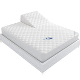 Moonsea waterproof split-top king mattress pad protector for adjustable beds provides spill protection.