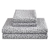 Mooreeke leopard cheetah print queen sheets add bold style to your bedroom.