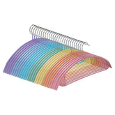 MOPALL arch-design hanger prevents shoulder bumps, protecting sweaters.
