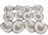 More Fiesta beige mini cowboy hats for festive centerpieces