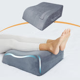 MORTGO leg elevation pillow with memory foam core for supportive leg lift