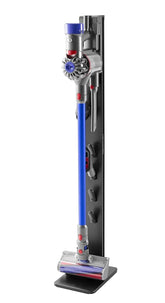Mount Plus MP-HAB2 floor docking stand keeps Dyson V-Series accessories organized.