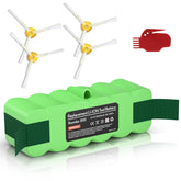 Mounzuikue Roomba 6400mAh replacement battery powering longer cleaning sessions