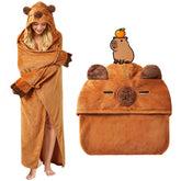 Moyel Capybara hoodie front view for cozy movie nights
