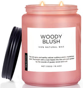M&SENSE Gardenia Jasmine Candle jar label highlights premium design and sustainability for gifting.