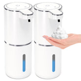 MTYGK 2-pack automatic foaming dispenser front view with sleek, touchless operation.