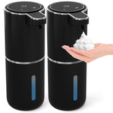 MTYGK 2-pack automatic foaming soap dispenser wall-mounted for touchless handwashing