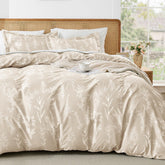 MUXHOMO floral duvet cover queen front view adds vibrant, modern style to your bedroom