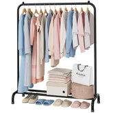 MWQ clothing rack with a 45-inch hanging rod to maximize closet space