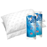 MyPillow king-size two-pillow set ready for all sleep positions.