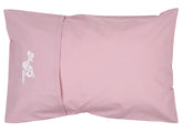MyPillow multi-use travel pillow rolled in case for portable comfort.