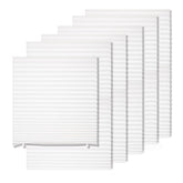 MYshade 6-pack pleated paper shades cut to size for quick window coverage